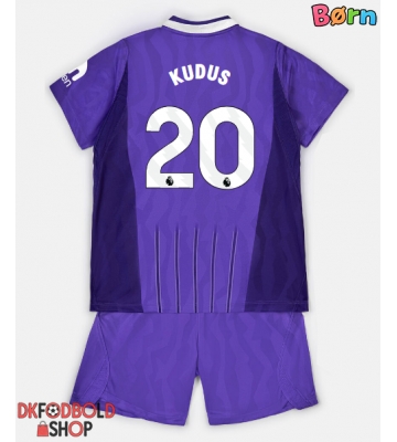 Tottenham Hotspur Mohammed Kudus #20 Tredje trøje Børn 2026-27 Kort ærmer (+ korte bukser)